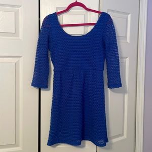 Boutique blue dress from Francesca’s